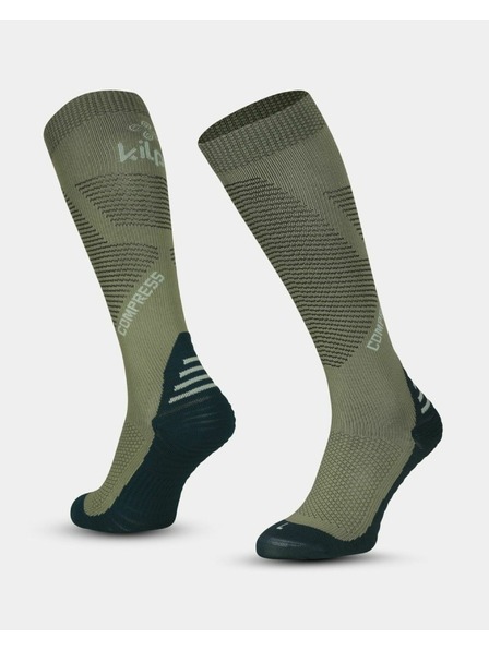 Kilpi Kilpi COMPRESS-U Khaki színű kompressziós zokni