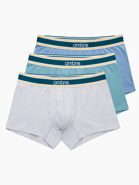 Ombre Clothing Klasszikus férfi boxeralsó dekoratív elasztikus derékszíjjal Ombre Clothing