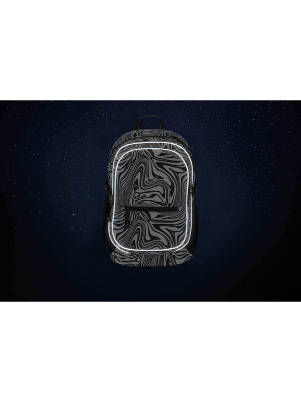 BAAGL  Fekete iskolai hátizsák Baagl Core Mixture