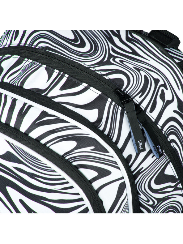 BAAGL  Fekete iskolai hátizsák Baagl Core Mixture