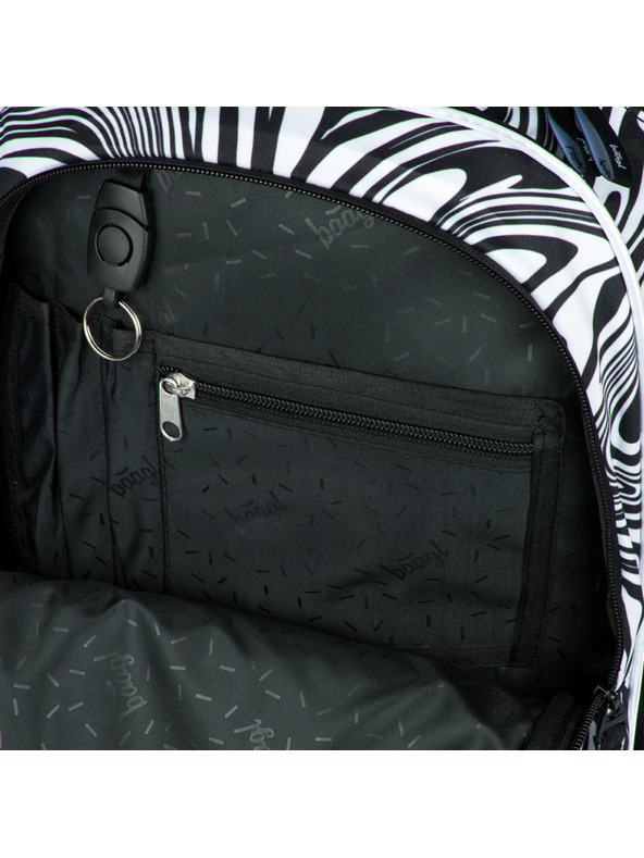 BAAGL  Fekete iskolai hátizsák Baagl Core Mixture