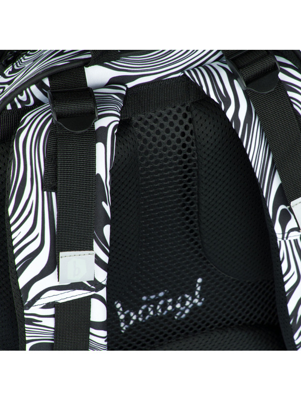 BAAGL  Fekete iskolai hátizsák Baagl Core Mixture