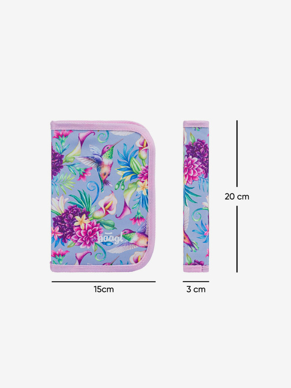 BAAGL  Lila iskolai tolltartó egyrétegű Baagl Kolibri