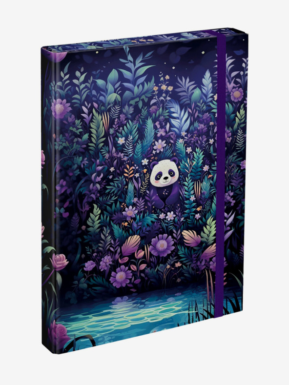 BAAGL  Lila iskolai füzetborítók A4 Baagl Dzsungel Panda