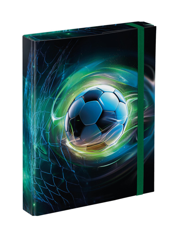 BAAGL  Kék mappák iskolai füzetekhez A5 Baagl Labdarúgó labda