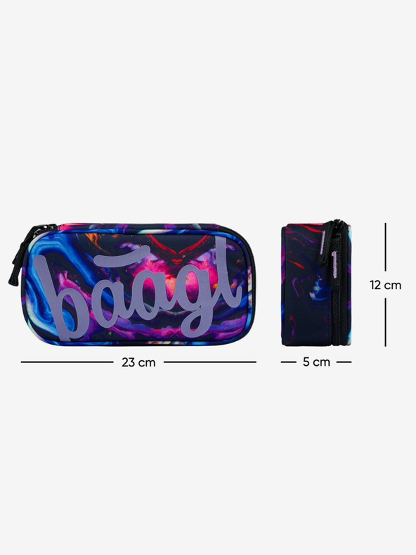 BAAGL  Lila iskolai tolltartó Baagl Marble