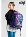 BAAGL  Lila iskolai szett - hátizsák, tolltartó, táska Baagl Core Marble