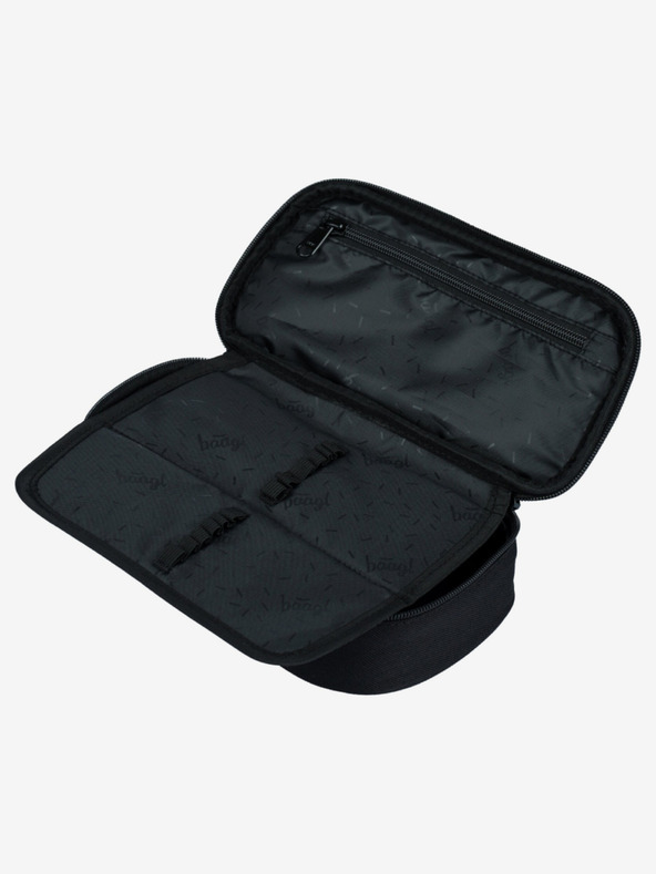 BAAGL  Szürke iskolai tolltartó Baagl Darkness