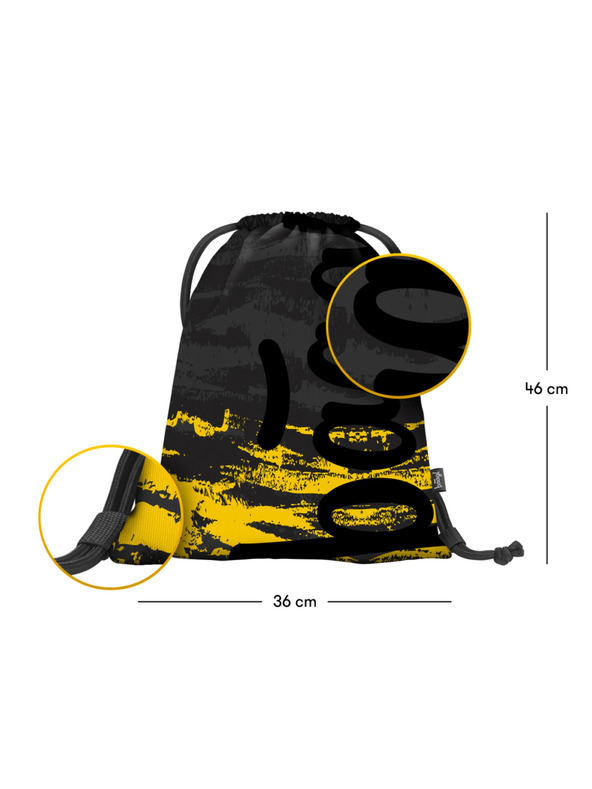 BAAGL  Szürke iskolai szett - hátizsák, tolltartó, táska Baagl Skate Dune