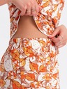 Edoti Női pizsama - narancssárga EDOTI