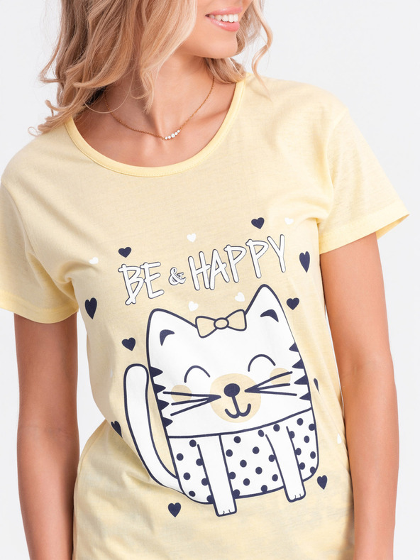 Edoti Női pizsama - sárga EDOTI