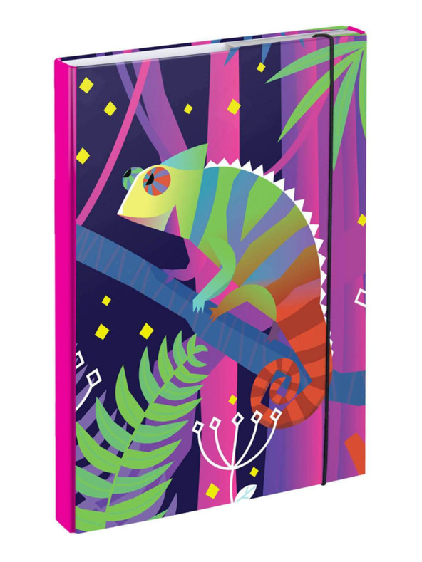 BAAGL  Rózsaszín iskolai füzetborító A4 Kaméleon Baagl