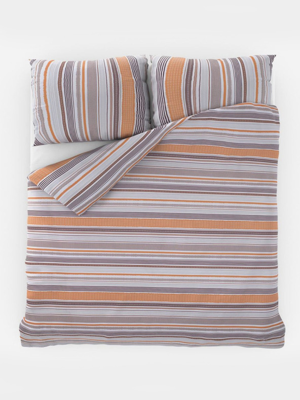 Kvalitex Bővített pamut kiságyneműhuzat 140x220, 70x90cm VENTA bézs