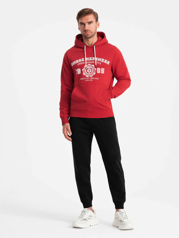 Ombre Clothing Férfi kenguru nyomtatott melegítőfelső Ombre ruházat