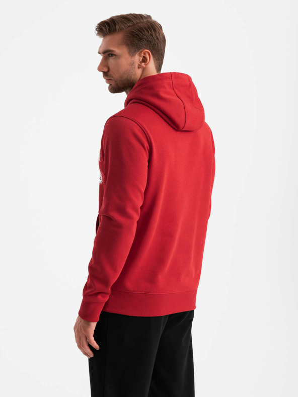 Ombre Clothing Férfi kenguru nyomtatott melegítőfelső Ombre ruházat