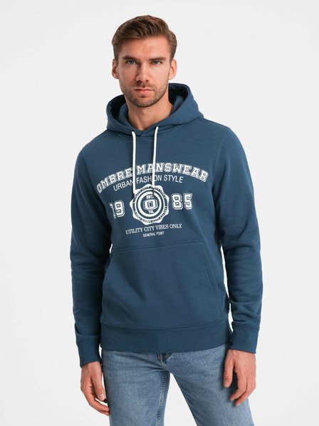 Ombre Clothing Férfi kenguru nyomtatott melegítőfelső Ombre ruházat