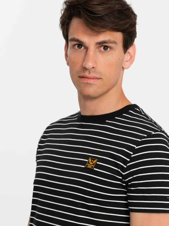 Ombre Clothing Férfi csíkos póló foltos Ombre ruházat