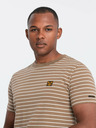Ombre Clothing Férfi csíkos póló foltos Ombre ruházat