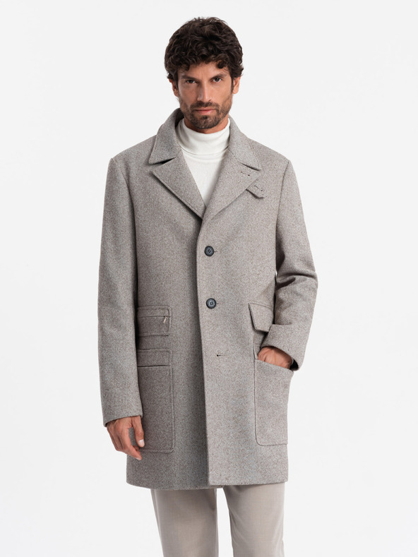 Ombre Clothing Férfi egyberészes kabát Ombre ruházat