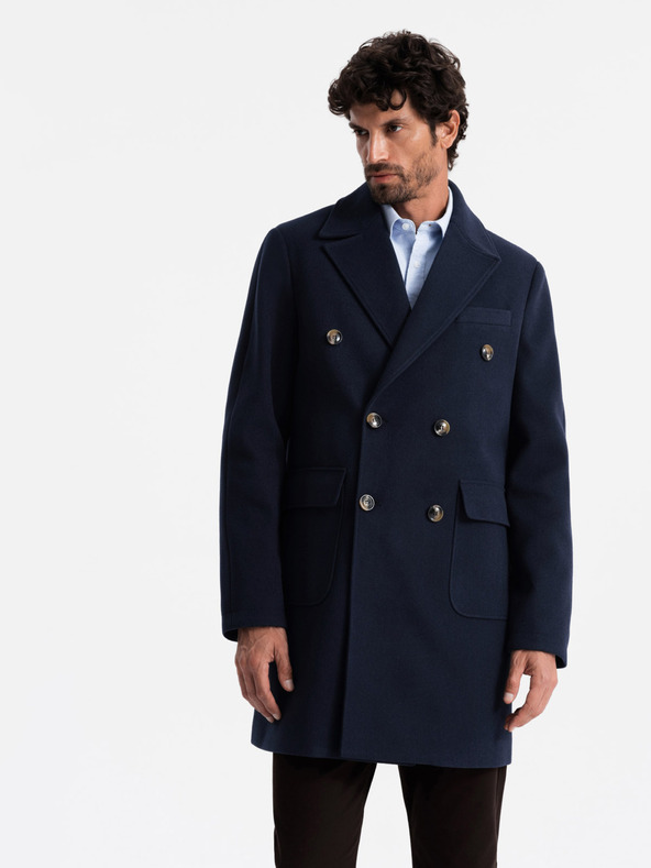 Ombre Clothing Férfi két mellű kabát Ombre Clothing