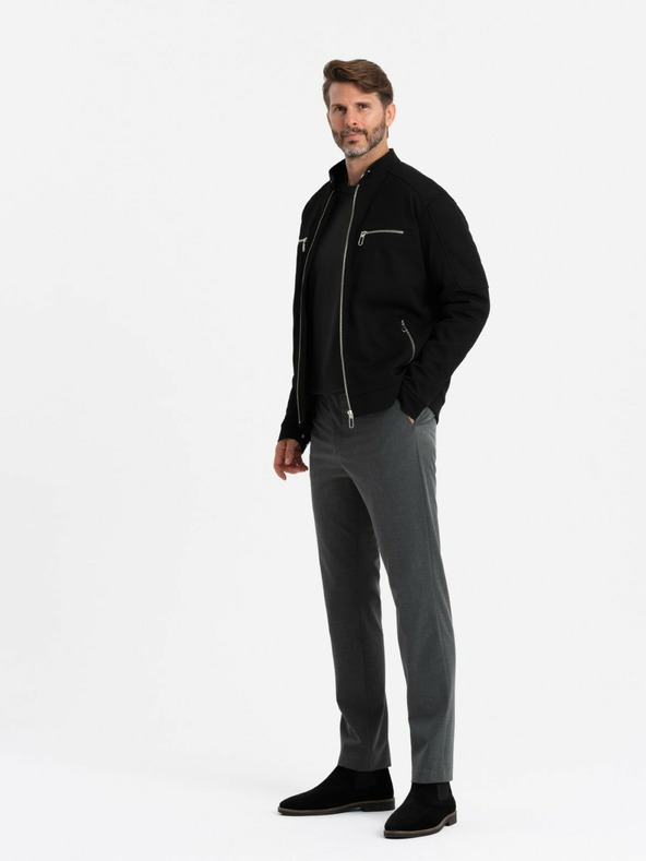 Ombre Clothing Férfi dzseki állógallérral és zsebekkel Ombre Clothing