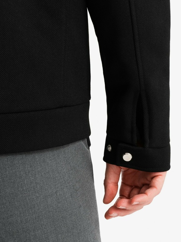 Ombre Clothing Férfi dzseki állógallérral és zsebekkel Ombre Clothing