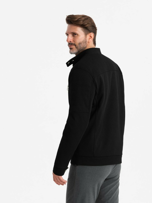 Ombre Clothing Férfi dzseki állógallérral és zsebekkel Ombre Clothing