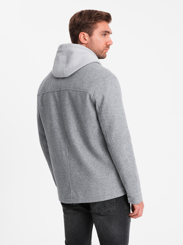 Ombre Clothing Férfi könnyű gyapjúkabát Ombre Clothing V2 OM-JANP-0199 OM-JANP-0199