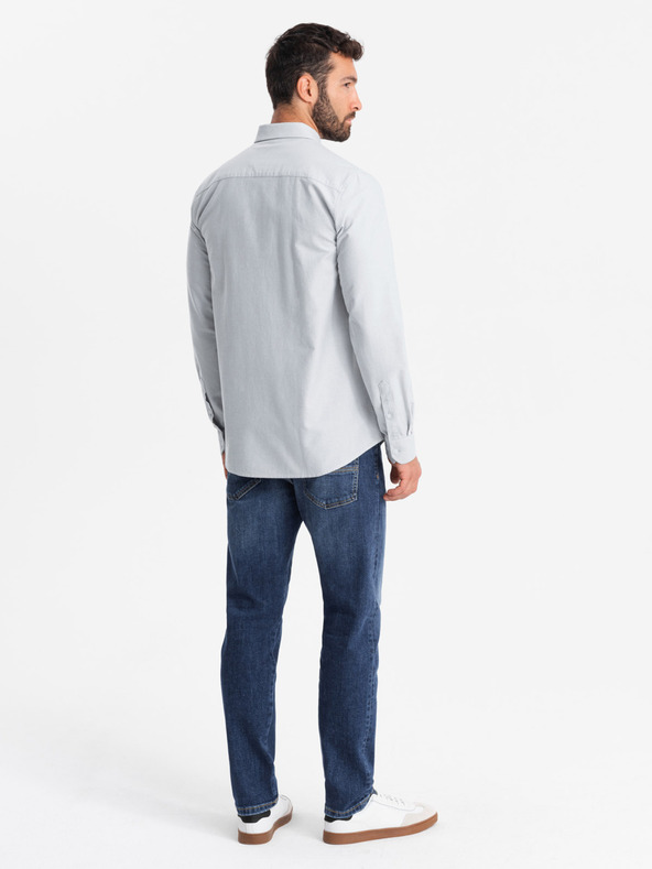 Ombre Clothing Férfi Oxford ing Ombre Clothing V1 OM-SHOS-0172 OM-SHOS-0172