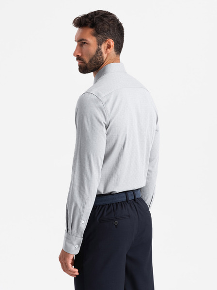 Ombre Clothing Férfi Ombre Clothing SLIM FIT V2 OM-SHCS-0174 férfi ing OM-SHCS-0174