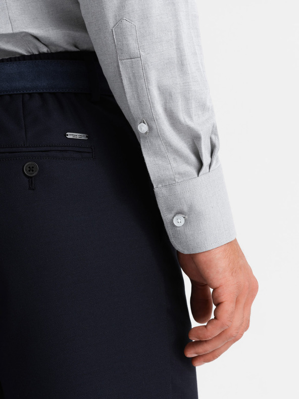 Ombre Clothing Férfi Ombre Clothing SLIM FIT V2 OM-SHCS-0174 férfi ing OM-SHCS-0174