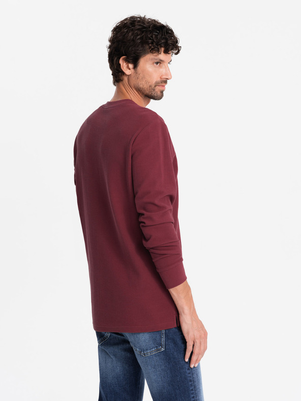 Ombre Clothing Férfi Waffle Knit Ombre Clothing V2 OM-LSCL-0120 OM-LSCL-0120 Férfi Waffle Knit Ombre ruházat