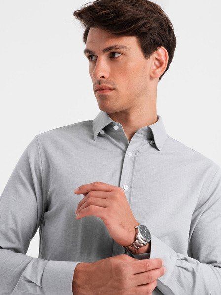 Ombre Clothing Férfi Ombre Clothing SLIM FIT póló V2 OM-SHCS-0175 OM-SHCS-0175