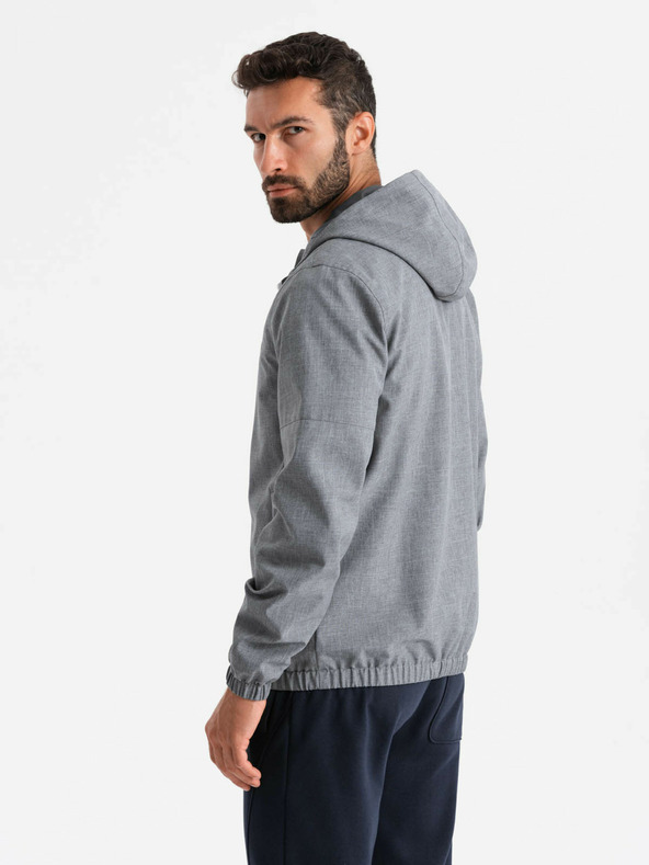 Ombre Clothing Férfi könnyű, gyapjúval bélelt sportdzseki Ombre Ruházat