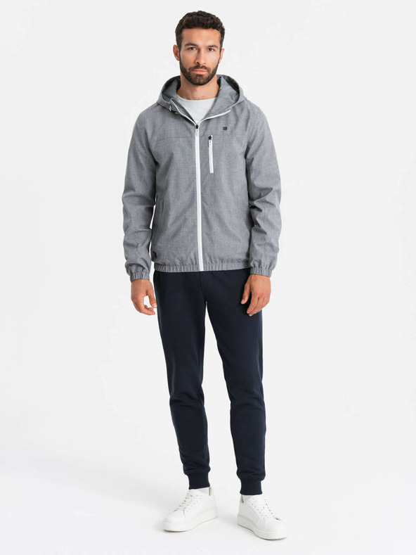 Ombre Clothing Férfi könnyű, gyapjúval bélelt sportdzseki Ombre Ruházat