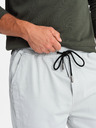 Ombre Clothing Férfi kötött melegítőnadrág hajtókákkal világosszürke Ombre ruházat Ombre ruházat