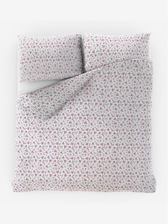 Kvalitex Francia pamut ágynemű Provence Collection 200x200, 70x90cm Violeta lila Qualitex Kvalitex