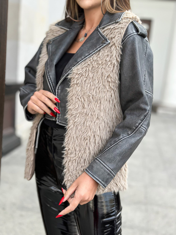 Edoti EDOTI Női mellény, bézs