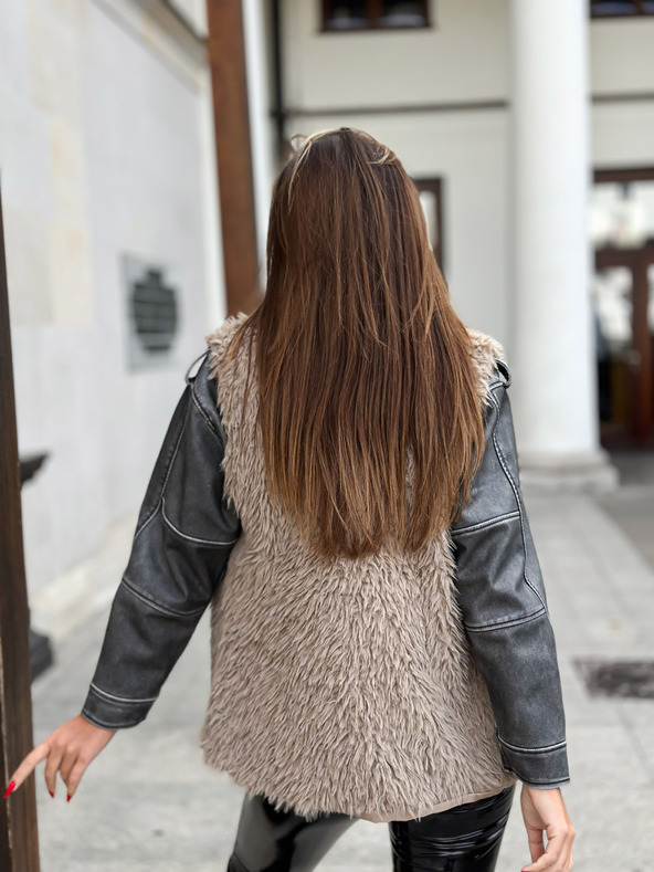 Edoti EDOTI Női mellény, bézs