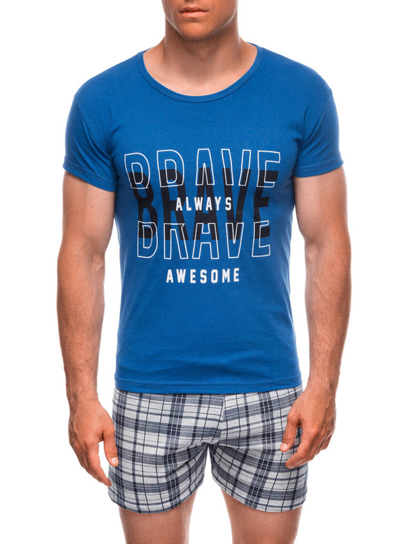 Edoti EDOTI Férfi pizsama, kék