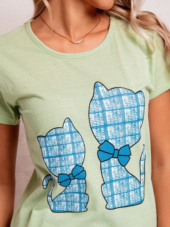 Edoti EDOTI Női pizsama, világoszöld