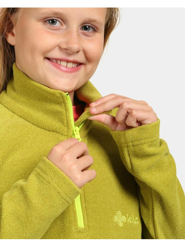 Kilpi Gyerekek Fleece melegítőfelső Kilpi ALMERI-J Világoszöld