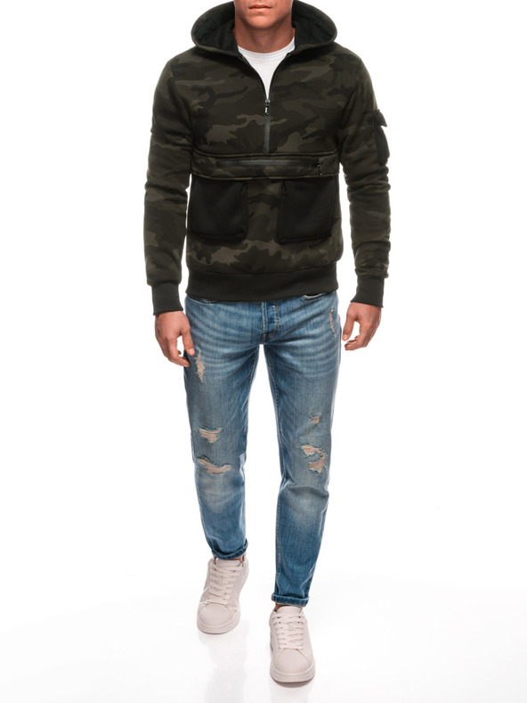 Edoti Férfi kapucnis pulóver Edoti