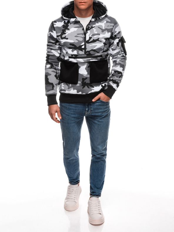 Edoti Férfi kapucnis pulóver Edoti