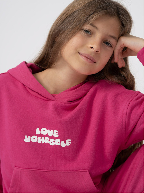 4F Lányok pamut melegítőfelső