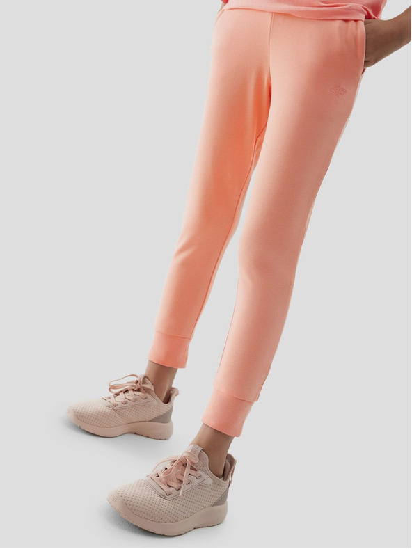 4F Lányok pamut melegítőnadrág