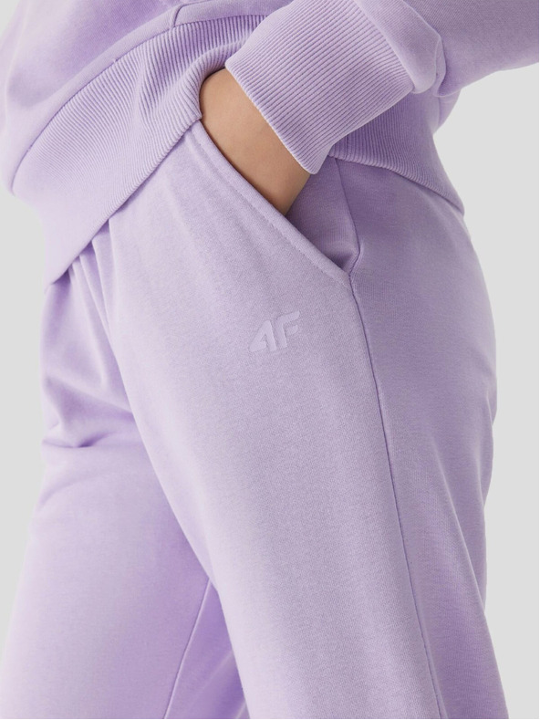 4F Lányok pamut melegítőnadrág