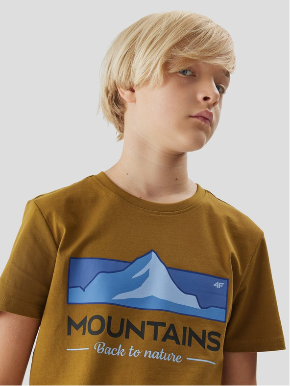 4F Fiúk pamut póló