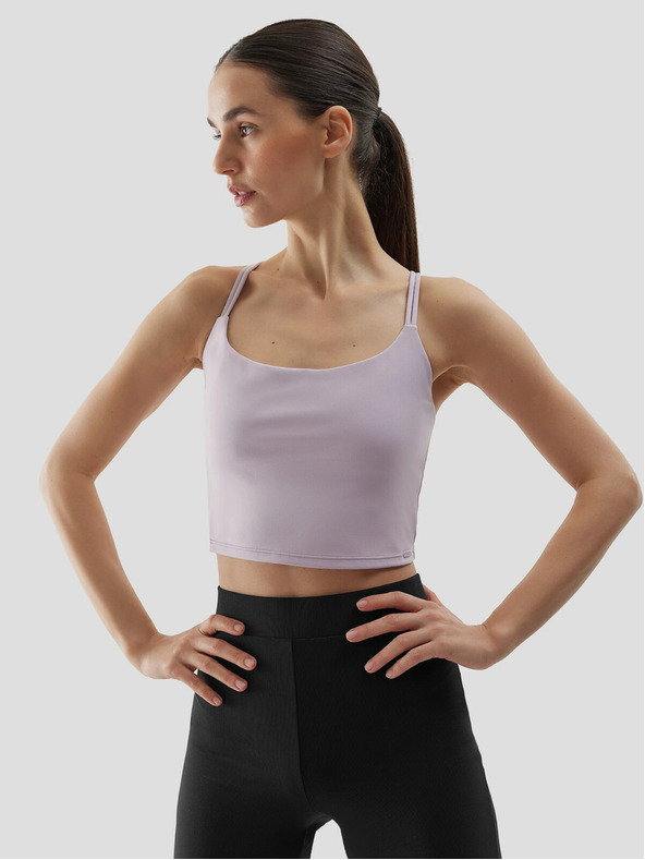 4F Női újrahasznosított jóga crop top 4F
