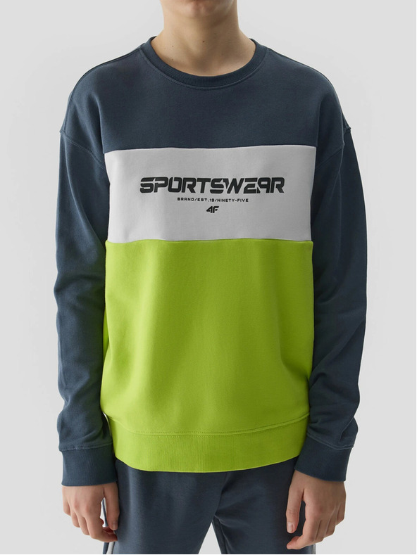 4F Fiú melegítőfelső rögzítés és kapucni nélkül 4F